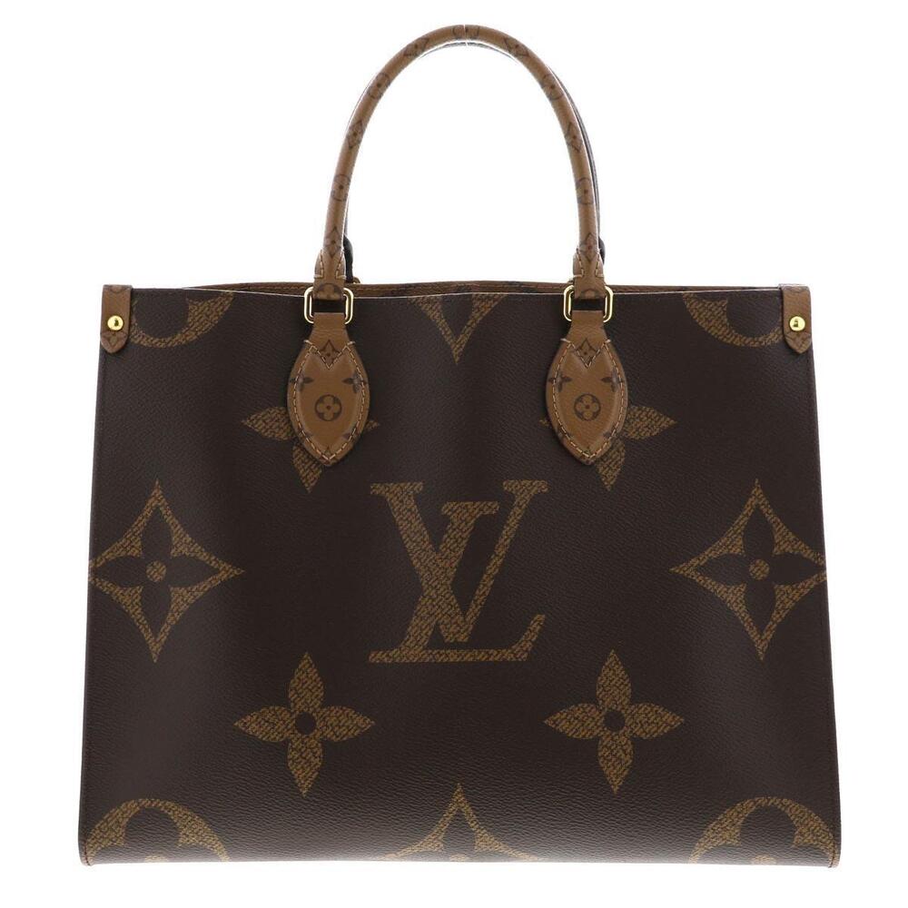 LOUIS VUITTON On The Go Tote Bag Monogram Geant Brown